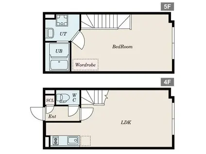 PASEO大崎 パセオ大崎(1LDK/4階)の間取り写真
