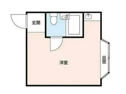豊マンション(ワンルーム/2階)の間取り写真