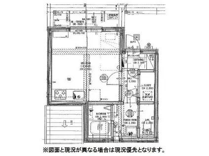グリーンロード渋谷(ワンルーム/3階)の間取り写真