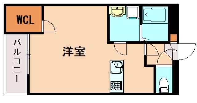 レオネクスト松の本(1K/1階)の間取り写真