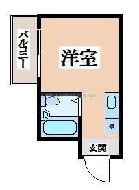 エアリーコート小阪(ワンルーム/2階)の間取り写真