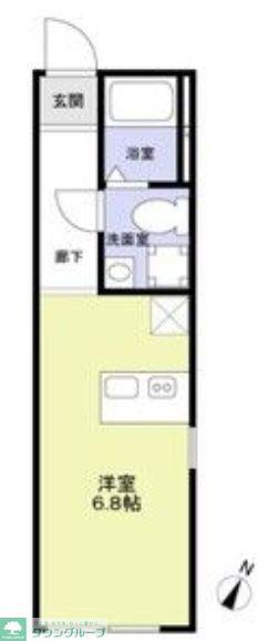 URBAN NEST 杉並(1DK/3階)の間取り写真