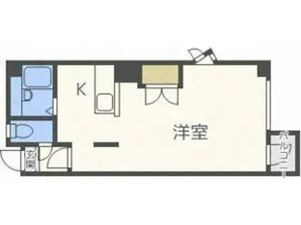 カフェレスト札幌I(1K/5階)の間取り写真
