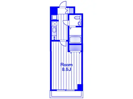 ARIUS(1K/6階)の間取り写真