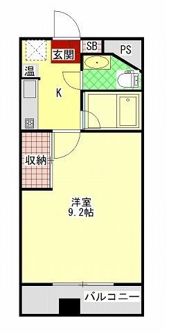 元町ビルディング(1K/4階)の間取り写真