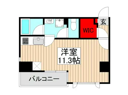 S.S.キューベライズ(ワンルーム/5階)の間取り写真