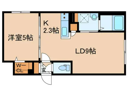 RICHE REVE TOYOHIRA(1LDK/4階)の間取り写真