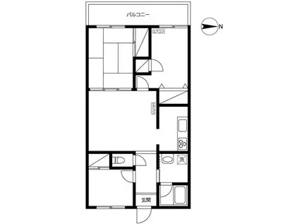 Y.Sビル(3LDK/4階)の間取り写真