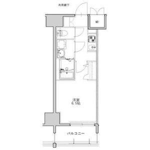 S-RESIDENCE名駅北ALESIA(1K/6階)の間取り写真