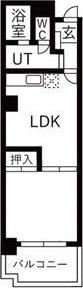 アーバンコート武蔵野(1LDK/7階)の間取り写真