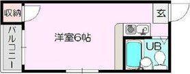 アヴァンス北大阪(ワンルーム/4階)の間取り写真