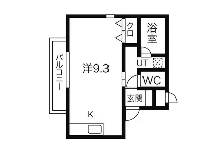 プレシャス妙音(ワンルーム/1階)の間取り写真