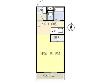 メゾンオリンピア(ワンルーム/3階)の間取り写真