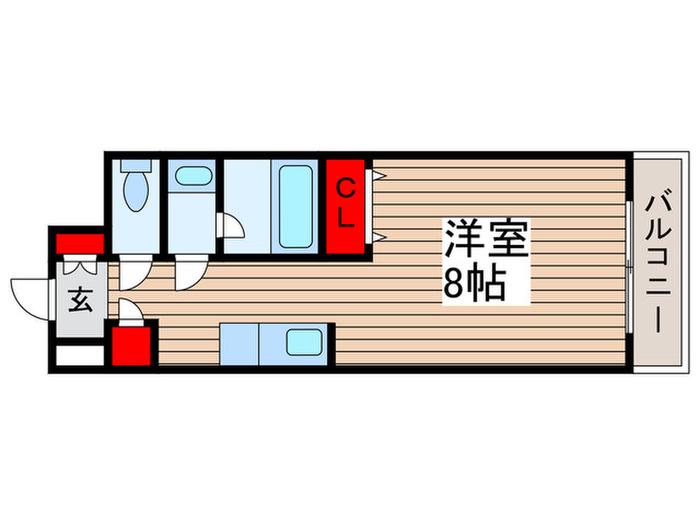 スペリオルクラブ(ワンルーム/11階)の間取り写真