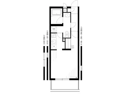 リブリ・ソラーレ(1K/2階)の間取り写真