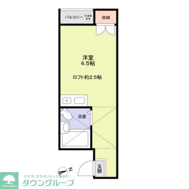 GAP桜丘(ワンルーム/3階)の間取り写真