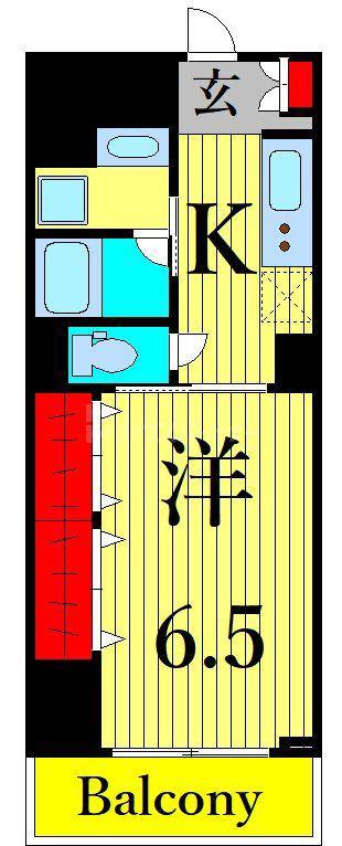 CAVE YUSHIMA(1K/10階)の間取り写真