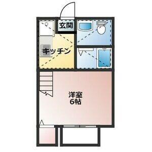 ウィングコート新守山(1K/1階)の間取り写真