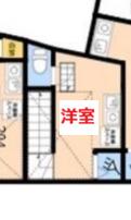 TOKYOβ立会川1(ワンルーム/2階)の間取り写真