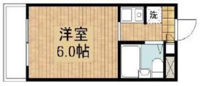 サンスュプリームI(ワンルーム/1階)の間取り写真