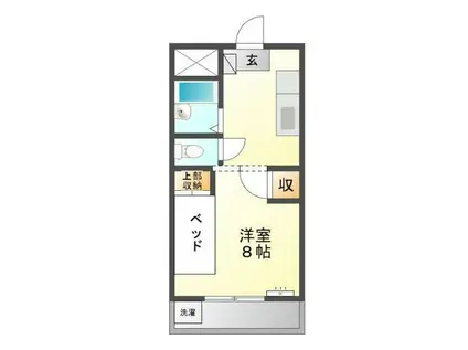 MY-R太子(ワンルーム/1階)の間取り写真