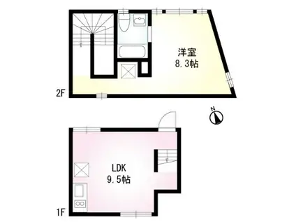 EBISU FOLIO ACT.3エビス・フォリオ・アクトスリー(1LDK/1階)の間取り写真