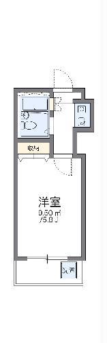 レオパレス吉川第7(1K/2階)の間取り写真