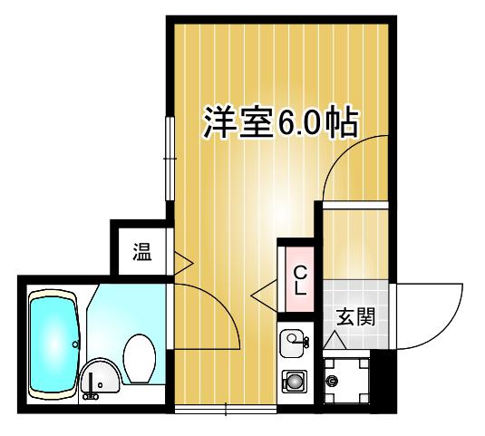 メゾンイマイ(ワンルーム/3階)の間取り写真