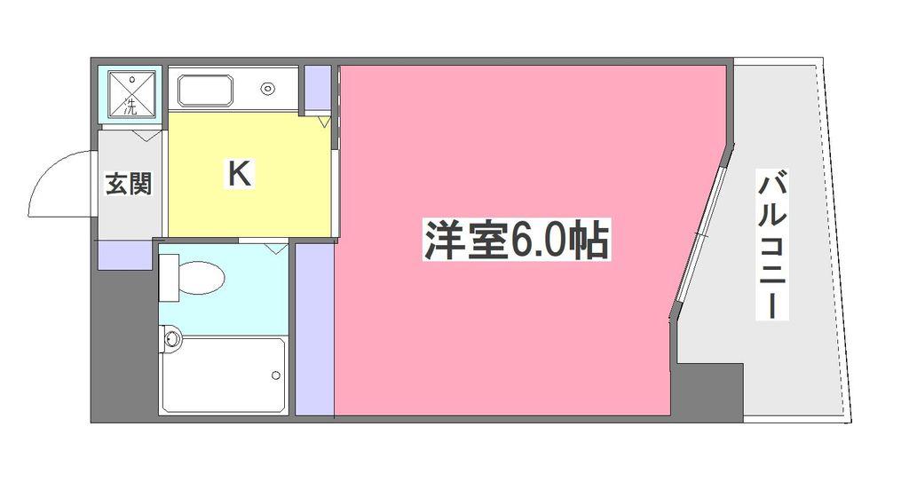リエス清瀬(1K/2階)の間取り写真