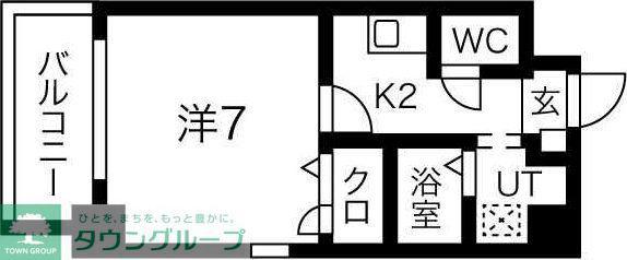 SH丸の内(1K/4階)の間取り写真