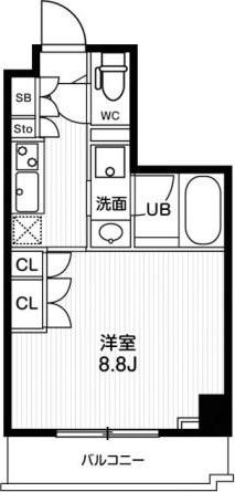 Nステージ板橋本町アジールコート(1K/5階)の間取り写真