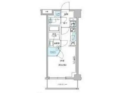 GRAND-AILES駒込(ワンルーム/4階)の間取り写真