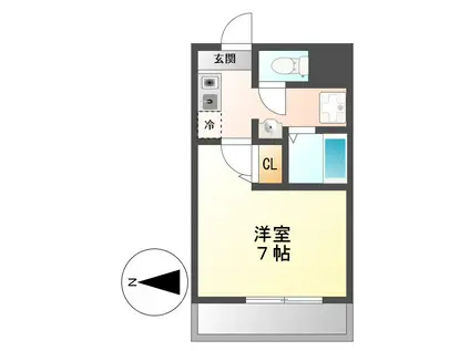 MA MAION PREMIER(1K/6階)の間取り写真