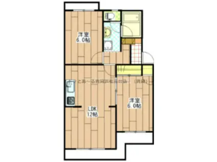 ルグラン(1LDK/3階)の間取り写真