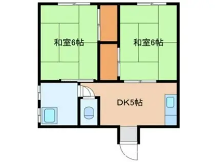 第一森本マンション(2LDK/2階)の間取り写真