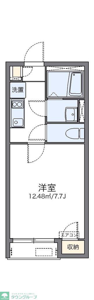 レオネクストM3(1K/2階)の間取り写真