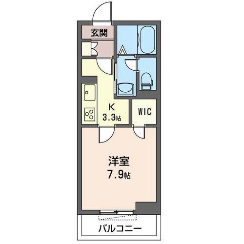 イースト MAISON(1K/2階)の間取り写真