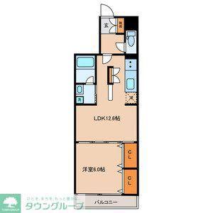 ZCO並木1ST(1LDK/2階)の間取り写真