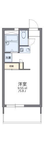 レオパレスヴィラ(1K/3階)の間取り写真