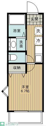 ESTA大塚(1K/2階)の間取り写真