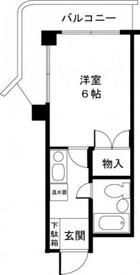 サンヒルズ洋光台(1K/2階)の間取り写真