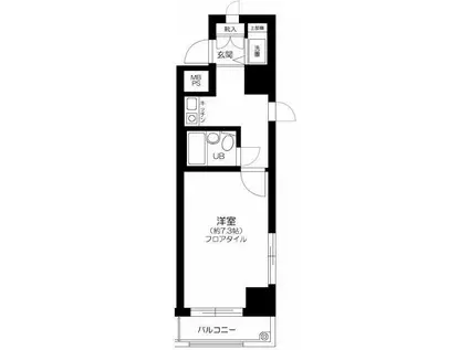 モンテベルデ横浜中央(1K/5階)の間取り写真