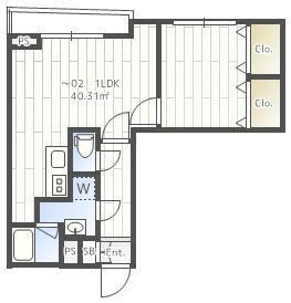 THE CLASS OMORI RESIDENCE(1LDK/5階)の間取り写真