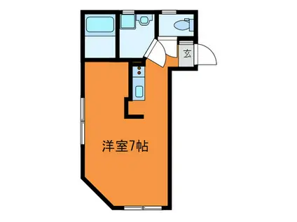 レプレ志村(ワンルーム/4階)の間取り写真