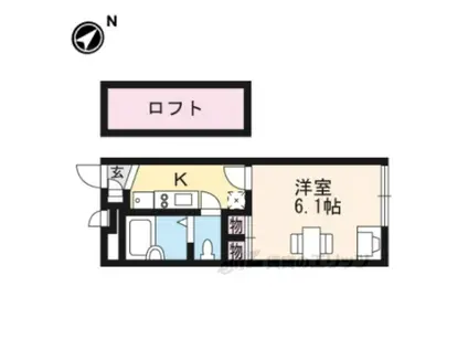 レオパレス芹美武(1K/2階)の間取り写真