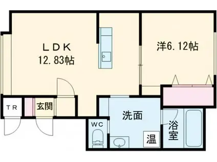 プレミア4(1LDK/1階)の間取り写真