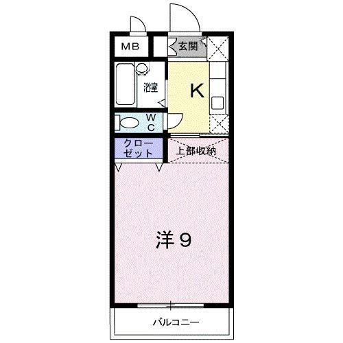 MAISONOHMICHI(1K/3階)の間取り写真