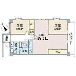 エトワールOZU(2LDK/2階)の間取り写真