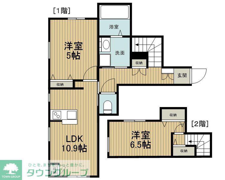 THE T.M RESIDENCE B(1LDK/1階)の間取り写真