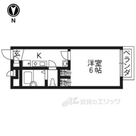 レオパレス 和泉VIII(1K/2階)の間取り写真
